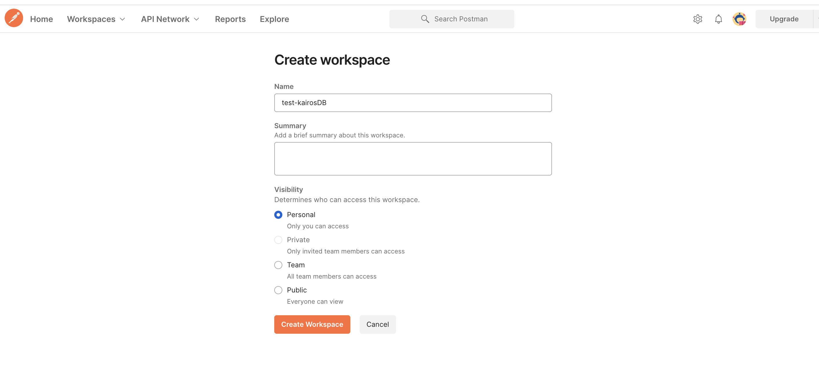 KairosDB workspace KairosDB workspace